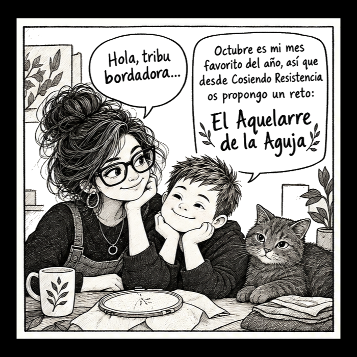 Reto de bordado en octubre — Cosiendo Resistencia
